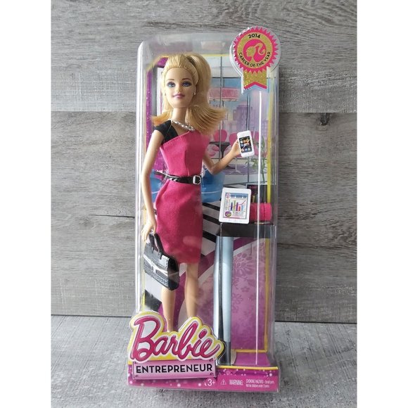 Barbie Entrepreneur 2014 Career of the Year Mattel CBD23 2013 New HTF